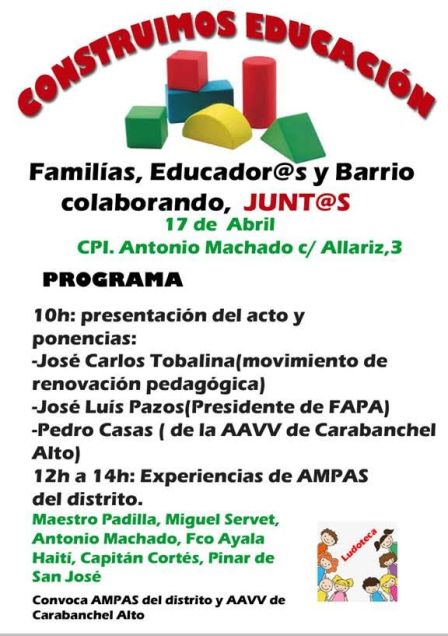 Jornada educación Carabanchel