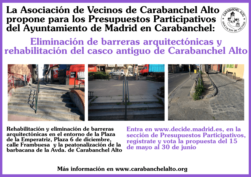 Votación final Propuesta PP Eliminación de barreras arquitectónicas