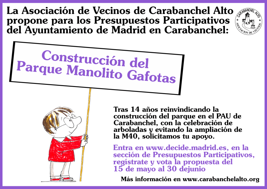 Votación final Propuesta PP Parque Manolito Gafotas