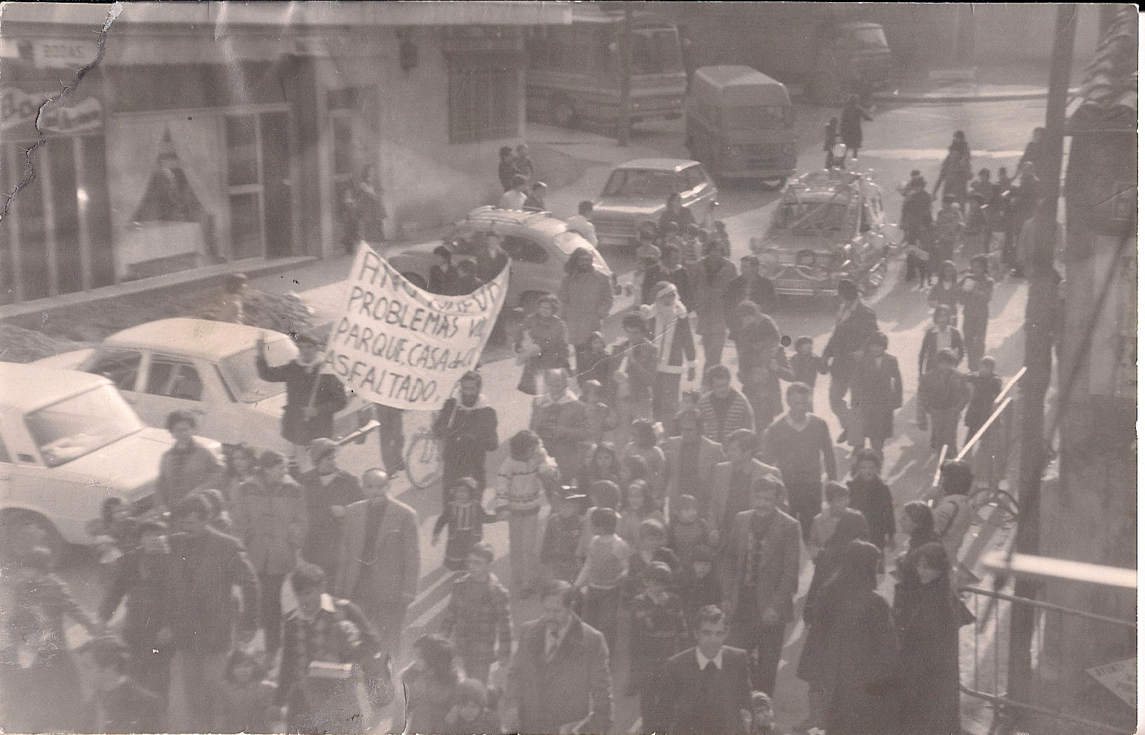 Manifestación en los año 70